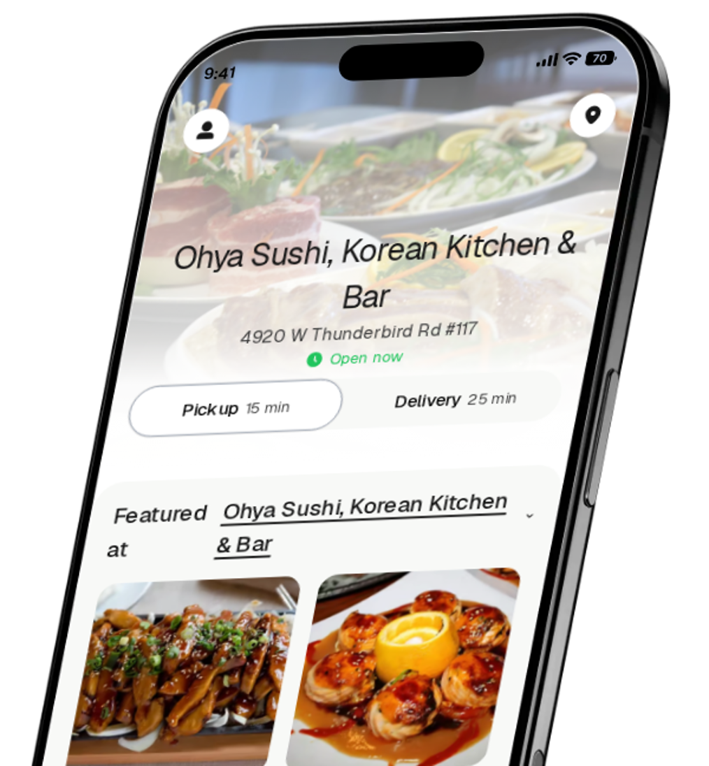 Ohya Sushi, Korean Kitchen & Bar app preview