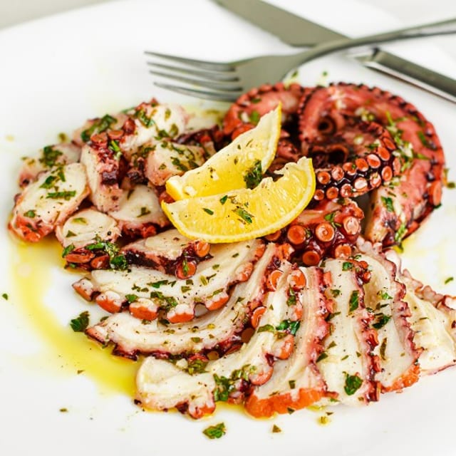 Octopus Sashimi.