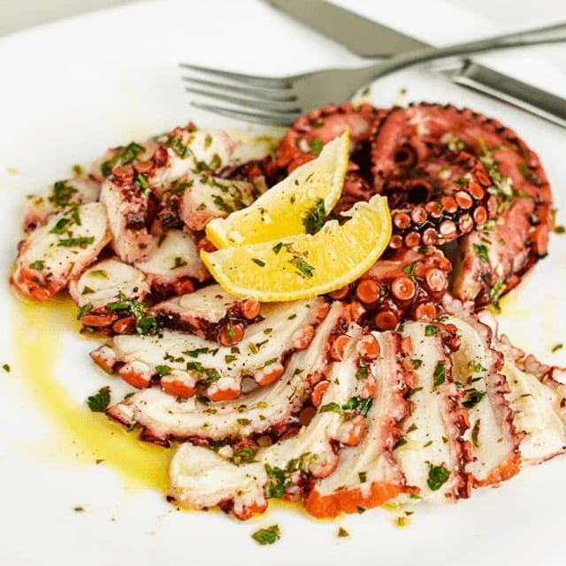 Octopus Sashimi.