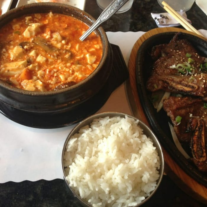 T10. Galbi with Soft Tofu Combo.
